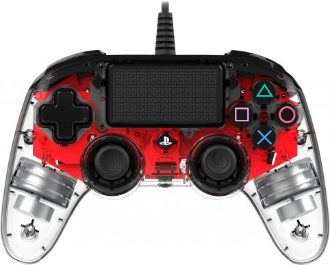 Nacon - Gaming Controller Light Edition - red [PS4]