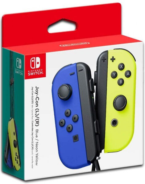 Nintendo - Joy-Con 2-Pack - blue/neon-yellow [NSW]