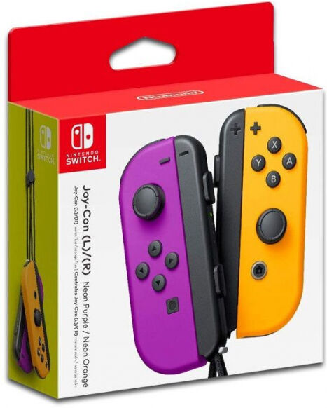 Nintendo - Joy-Con 2-Pack - neon-purple/neon-orange [NSW]