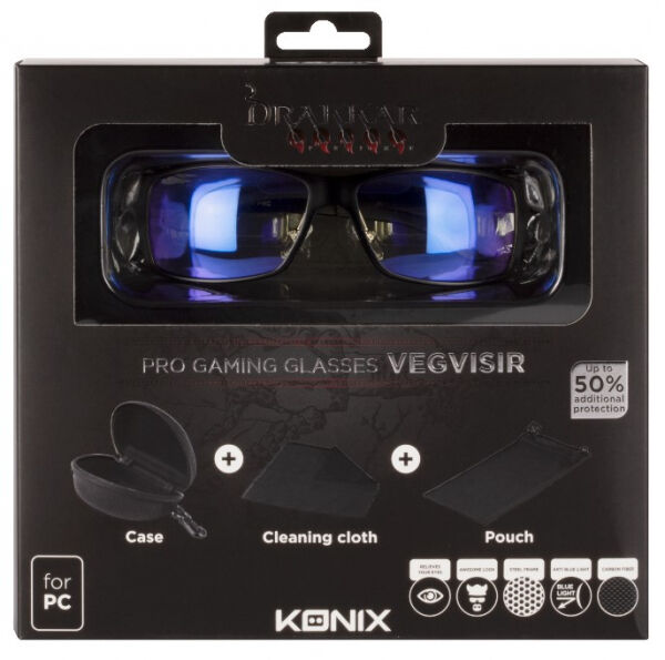 KONIX - Drakkar Prime Blue Light Gaming Glasses WEGVISIR