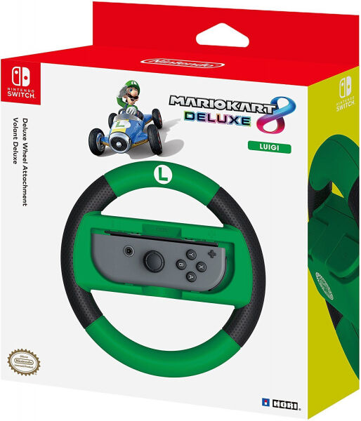 Hori - Deluxe Wheel Attachment - Luigi [NSW]