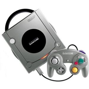 Nintendo Gamecube   inkl. Spiel   silber   1 Controller   Mario Smash Football (DE Version)