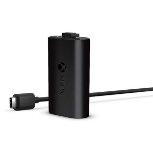 Microsoft Play And Charge Kit Schwarz [Für Xbox Series X]