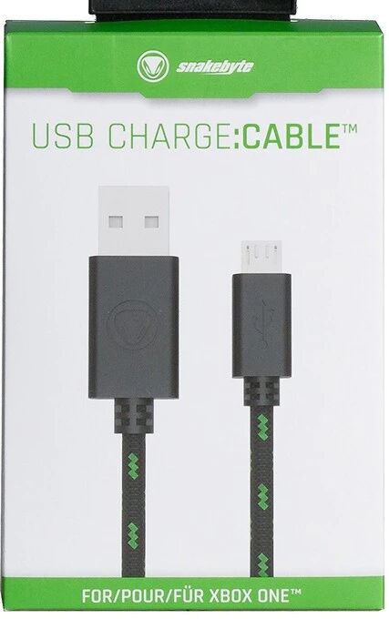 Snakebyte - Usb Charge:Cable - Für Xbox One Controller - Ps4 & Xbox One Ladekabel Kompatibel (3m Meshcable)