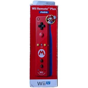 Nintendo Wii Mario Original Kontroll Med Inbyggd Motion Plus - Komplett