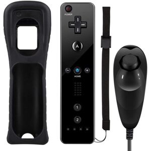 Teknikproffset Remote Plus + Nunchuck till Wii-Wii U, Svart