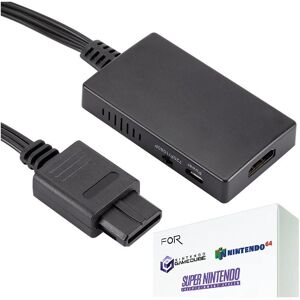 ExpressVaruhuset HDMI Adapter til N64 / Gamecube / SNES med 720p/1080p Switch