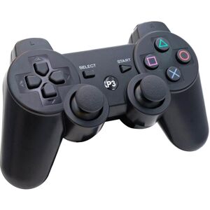 Generic Trådløs Controller til PS3 Kompatibel - Sort