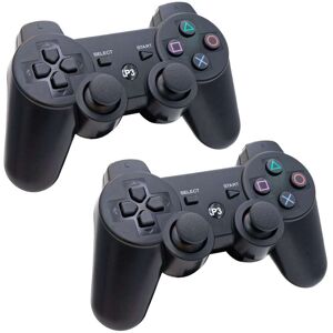 Generic Trådløs Controller til PS3 Kompatibel - Sort