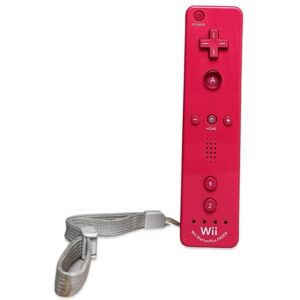 Rosa Nintendo Wii Original Kontroll Med Inbyggd Wii Motion Plus