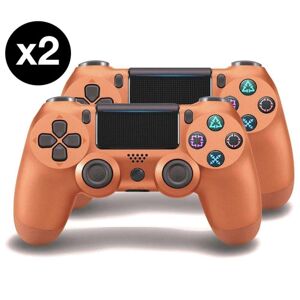 Swe Deals 2x Kobber PS4 trådløs controller til playstation 4 - bluetooth