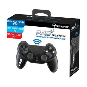 MediaTronixs Pro4 black wireless gamepad controller for Playstion 4 / PS (Sony Playstation 4)