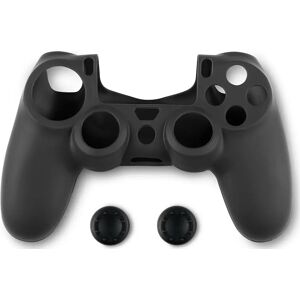 X Spartan Gear - Controller Silicon Skin Cover And Thumb Grips (compatible With Playstation 4) (colour: Black) (PS4)