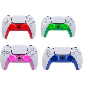 iMP Gaming IMP DualSense Controller Styling Kit (4 PK) - Faceplate Shell  Thumbs Grips (Blue/Green/Pink/Red) 4 Pack  (ps5)