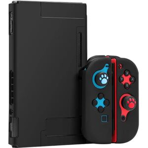 TABLETCOVERS.DK Nintendo Switch / OLED Silikone Cover Sæt - Sort