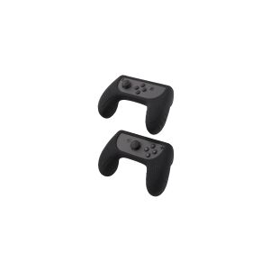 DELTACO GAM-032 - Gripholder for spilcontroller - sort (pakke med 2) - for NINTENDO Joy-Con, Joy-Con (L), Joy-Con (L)/(R), Joy-Con (R)  Nintendo Switch