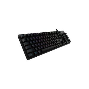 Logitech Gaming G512 - Tastatur - bagbelyst - USB - US International - tastkontakt: GX Brown Tactile - kulsort