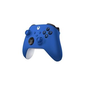 Microsoft Xbox Wireless Controller - Gamepad - trådløs - Bluetooth - Shock-Blue - for  PC / Microsoft Xbox One / Microsoft Xbox Series S / Microsoft Xbox Series X