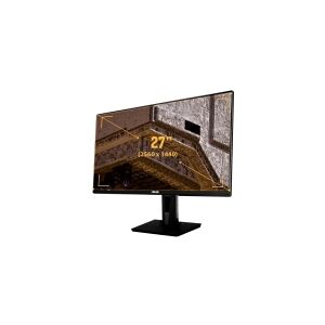 ASUS TUF Gaming VG27AQZ - LED-skærm - gaming - 27 - 2560 x 1440 WQHD @ 165 Hz - IPS - 350 cd/m² - 1000:1 - HDR10 - 1 ms - 2xHDMI, DisplayPort - højtalere