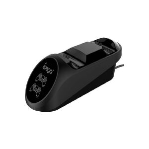 IPEGA PG-9180, PlayStation 4, PlayStation 5, Opladerstativ, Sort, USB, Ledningsført, Bordklemme