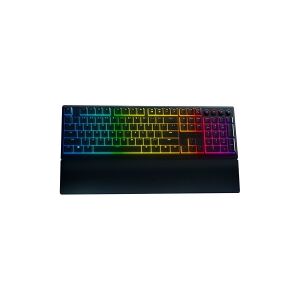 Razer Ornata V3 - Tastatur - lav profil - bagbelyst - USB - Nordisk