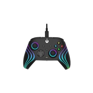 PDP Afterglow Wave Game Controller, Black, PC/Xbox