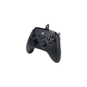 PowerA Wired Controller - Gamepad - kabling - sort - for Microsoft Xbox One, Microsoft Xbox Series S, Microsoft Xbox Series X