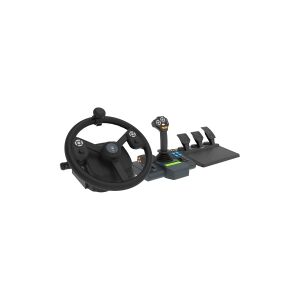 HORI Farming Vehicle Control System - Wheel, pedals and control panel unit set - 76 knapper - kabling - for PC