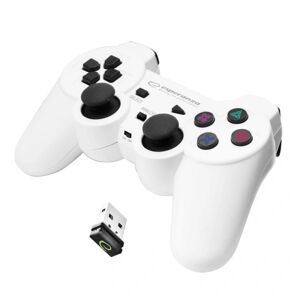 Northix Esperanza - Trådløs Håndkontrol til PC/PS3, GX600 - Hvid White