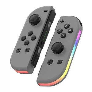 Trådløs controller kompatibel til Nintendo Switch, Oled, Lite Gamepad Joystick (l/r) Udskiftning med Rgb højre - grå Gray
