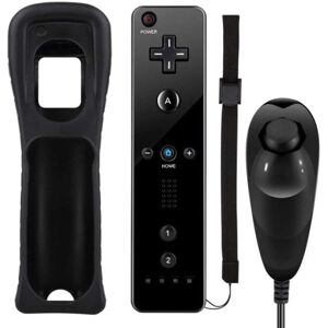 Teknikproffset Remote Plus + Nunchuck til Wii-Wii U, sort