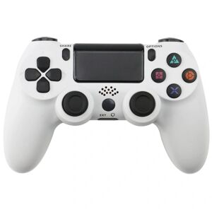 Game Controller 1 stk PS4-controller DoubleShock Wireless til Play-station 4 White 1 Pcs White