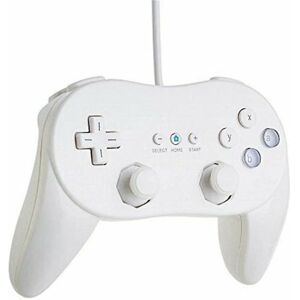 2023 Pro Gamepad til Nintendo Wii Andre generationers klassiske Wired Game hvid