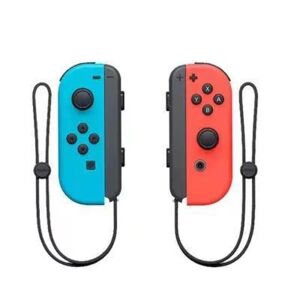 Nintendo NS switch venstre og højre håndtag joycon håndtag switch bluetooth håndtag med fjernopvågning og håndstrop Blue and red handle