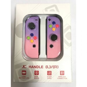Nintendo NS switch venstre og højre håndtag joycon håndtag switch bluetooth håndtag med fjernopvågning og håndstrop Purple pink gradient color