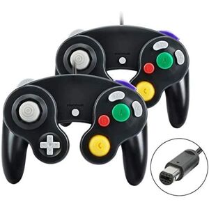 Nintendo Gamecube Gamepad, 2-pak klassisk gamepad med vibrationssjoystic