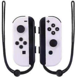 For Nintendo Switch-kontroller Joy-con L/r Gamepad med rem Joysticks Byt ud Joycon hvid hvid