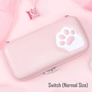 2021 För Nintendos Nintendo Switch Väska Söt Katt Bärbar Case For Nintendo Switch/Lite Konsol Tilbehör Switch Pink