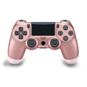 MH PS4 Six-Axis Dual Vibration Bluetooth Wireless Controller Rose Gold