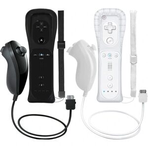 AVANA 2-pak trådløs controller og Nunchuck til Wii og Wii U-konsol