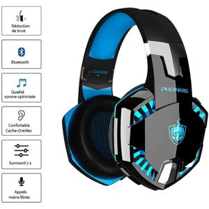 unbranded Bluetooth trådløs hovedtelefon med mikrofon, ps4 gaming headset til pc, Xbox One, Ps5