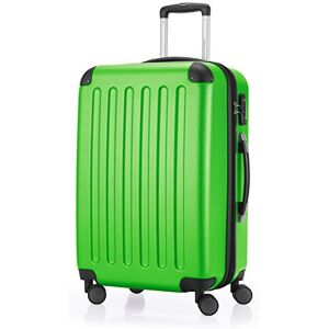 Hauptstadtkoffer Spree hard shell suitcase, trolley suitcase, travel suitcase, 4 double wheels, apple green, 65 cm Koffer