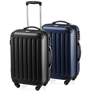 Hauptstadtkoffer Hand Luggage, 55 cm/ 98 Liters, Black/ Dark Blue