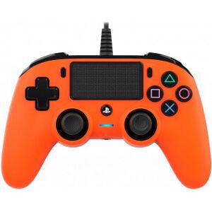Nacon Wired Compact Controller Spilkontroller, Orange, Ps4