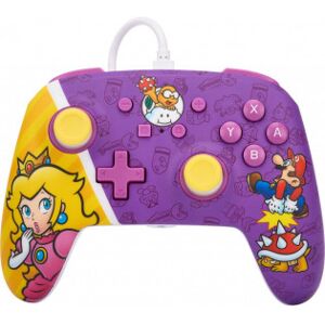 PowerA Enhanced Wired Controller - Spilcontroller, Princess Peach Batt