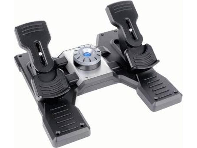 Logitech Simulador de Vuelo LOGITECH Pro Flight Rudder Pedals (Multiplataforma - Negro)