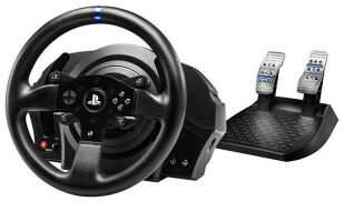 Thrustmaster T300RS rattiohjain ja polkimet