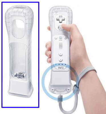 Nintendo Wii Motion Plus yhteensopiva sensori (valkoinen)