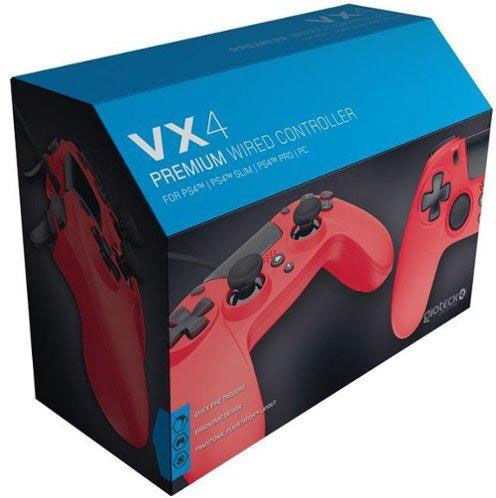 Gioteck VX-4 Langallinen Ohjain Punainen PS4