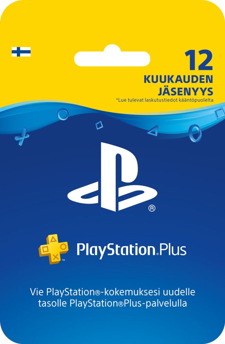 PSN Plus-kortti 12 kk:n jäsenyys PS3 / PS4 / PS5